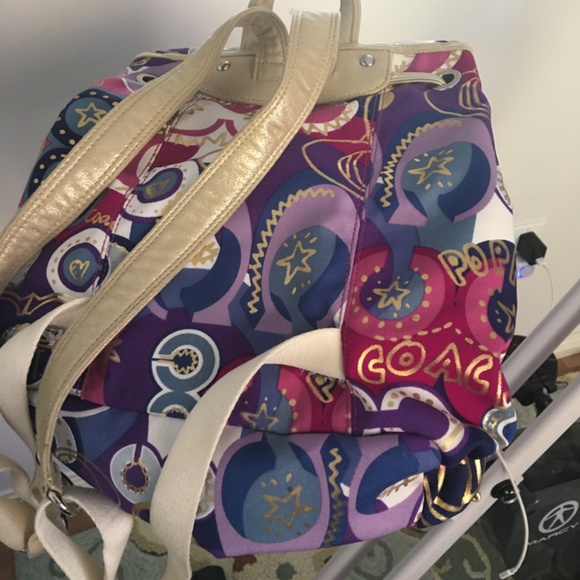 Coach poppy back pack - Picture 3 of 3